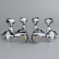 3R3L Guitar Machine Heads 1:21 Rear Locking Tuners Guitar Tuning Pegs Chrome