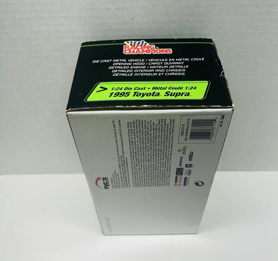 Racing Champions Die Cast 1:24 Fast & Furious 1995 Toyota Supra New Dom RARE - Image 3 of 4