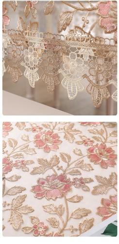 Luxury Table Cloth Lace Embroidery Rectangular Tablecloth Wedding Table Cloths - Picture 16 of 20
