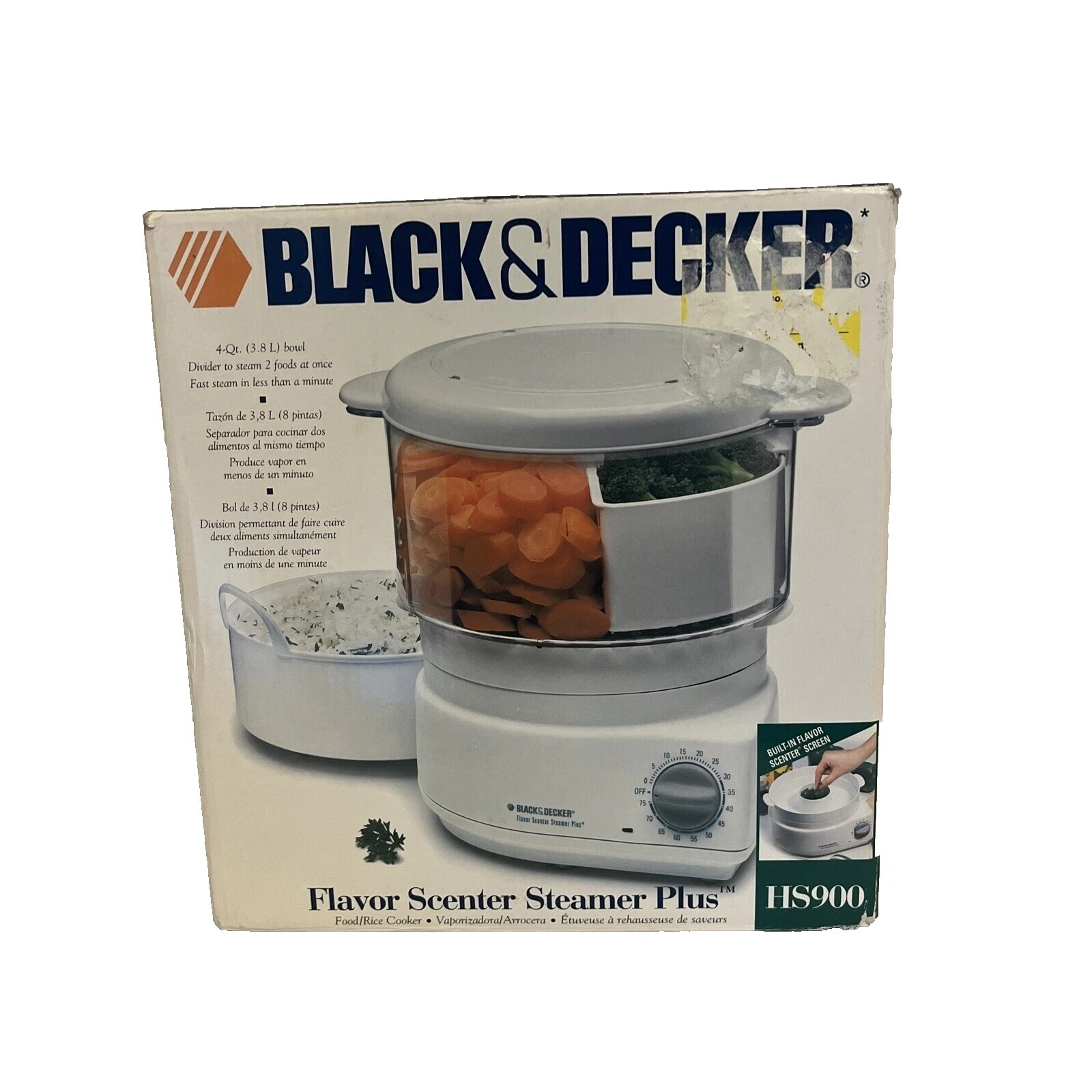 BLACK+DECKER White Electric Steamers