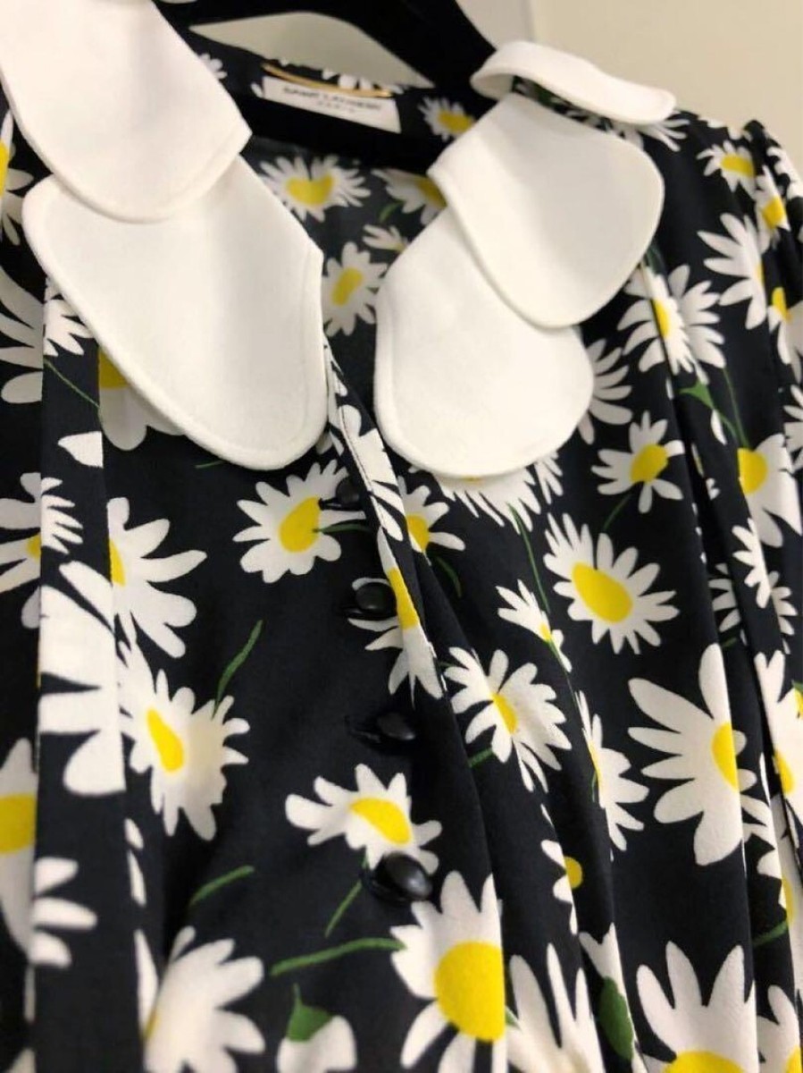 Authentic Yves Saint paris Laurent mini Dress 2021ss daisy Authentic Yves Saint paris Laurent mini Dress 2021ss daisy