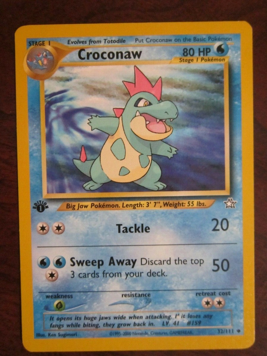 pokemon card croconaw Croconaw - Reverse Holofoil Call of Legends main image 1