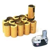 Tauschpack FüR Worx Akku 18 V Nicd 1,7 Ah Wa 3152 / 3702 Mit 1,8 Ah.1800 Mah .