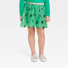 Girls' St. Patrick's Day Tutu Skirt - Cat  Jack Green L