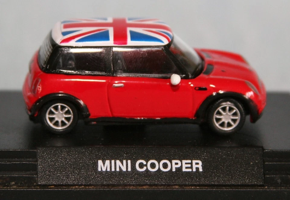 AUTOMAXX ESCALA 1:76 SIMILAR A OXFORD DIECAST TY3613 MINI COCHE COOPER EN ROJO Foto 2 de 4