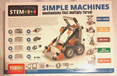 Engino Discovering STEM Simple Machines Mechanisms That Multiply Force NEW