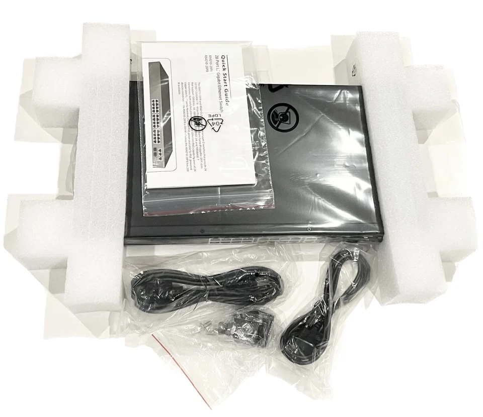 24-Port L2 Gigabit Ethernet Enterprise RF-45 SFP Network Switch SMC AS4210-28PB - Image 4 of 4