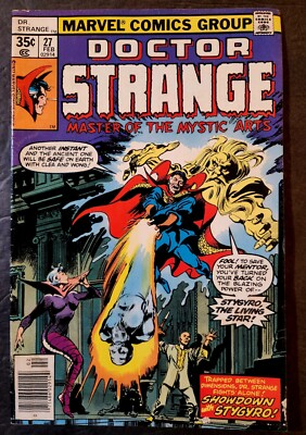 #ad DOCTOR STRANGE #27 MARVEL COMICS 1978 STYGYRO FN VF $4.00