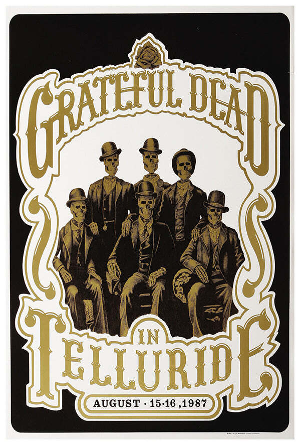 Grateful Dead - Telluride - 1987 - Music Concert Poster (16 x 24