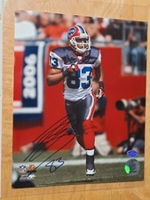 Lee Evans Auto Autograph 8x10 Photo Signed Bills WR Legend Gift 