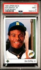 KEN GRIFFEY JR. 1989 UPPER DECK BASEBALL #1 ROOKIE - STAR ROOKIE RC, PSA 9 MINT!