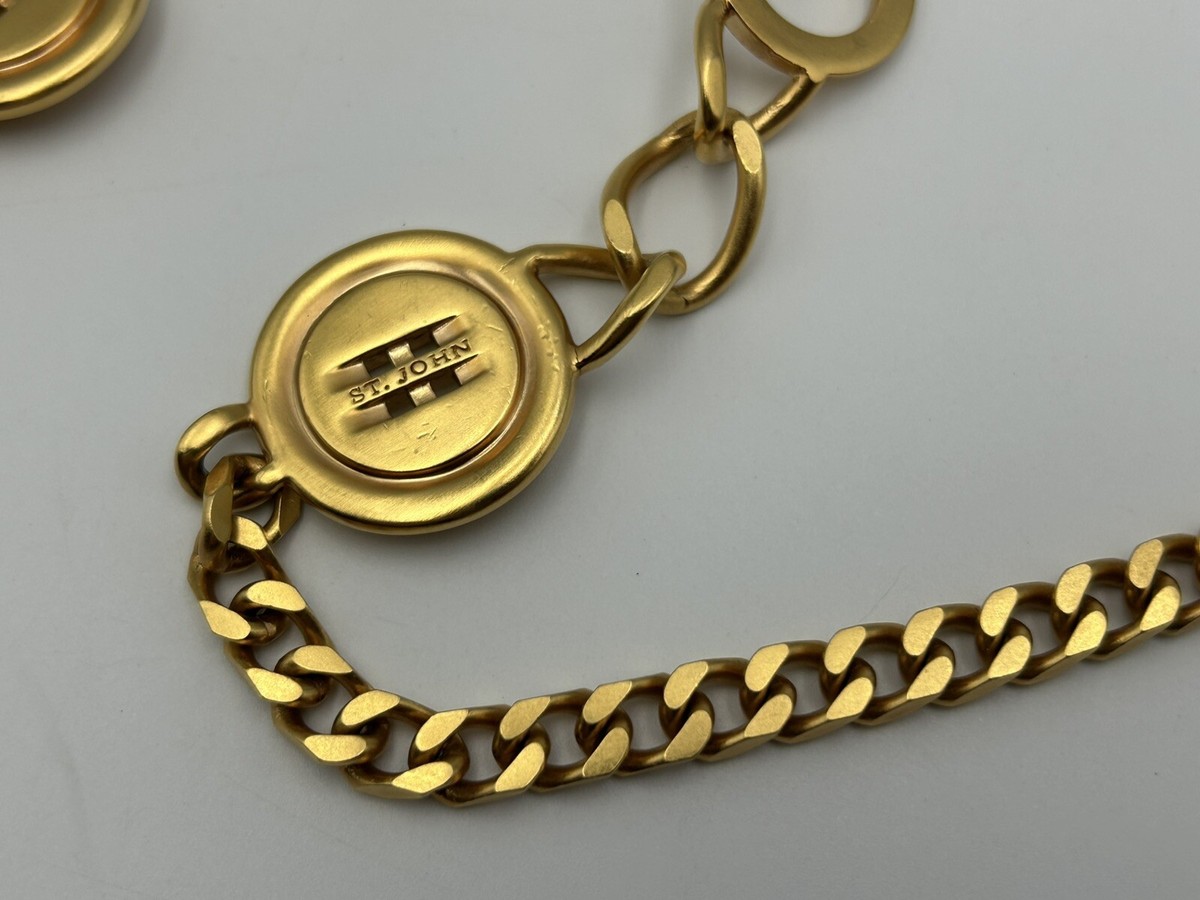 Beautiful Rare ST JOHN Designer Runway Button Style Layered  display picture 3