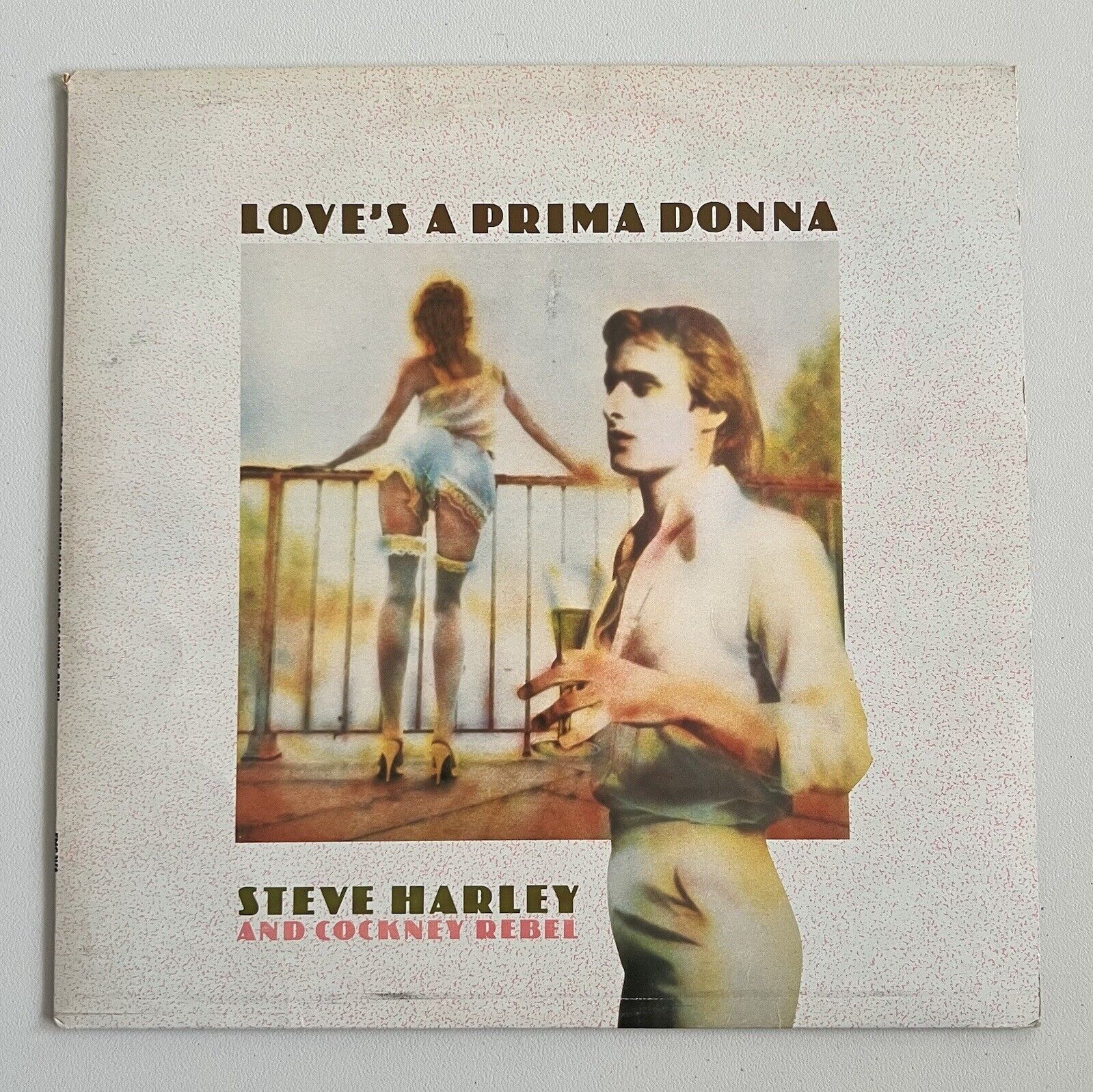 COCKNEY REBEL Love's A Prima Donna LP Lyric Inner 33rpm 12" UK 1976 EX/EX