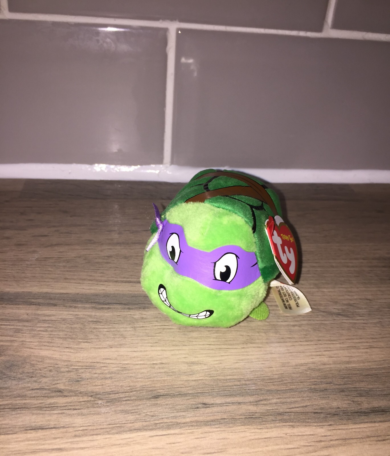 Ty Teeny Tys Donatello Soft Toy 3.5” Plush Beanie 2016 With Tag TMNT Turtles VGC
