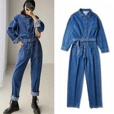 パンツ deadstock vintage DUNLOP jumpsuits dj Blue Asphalt