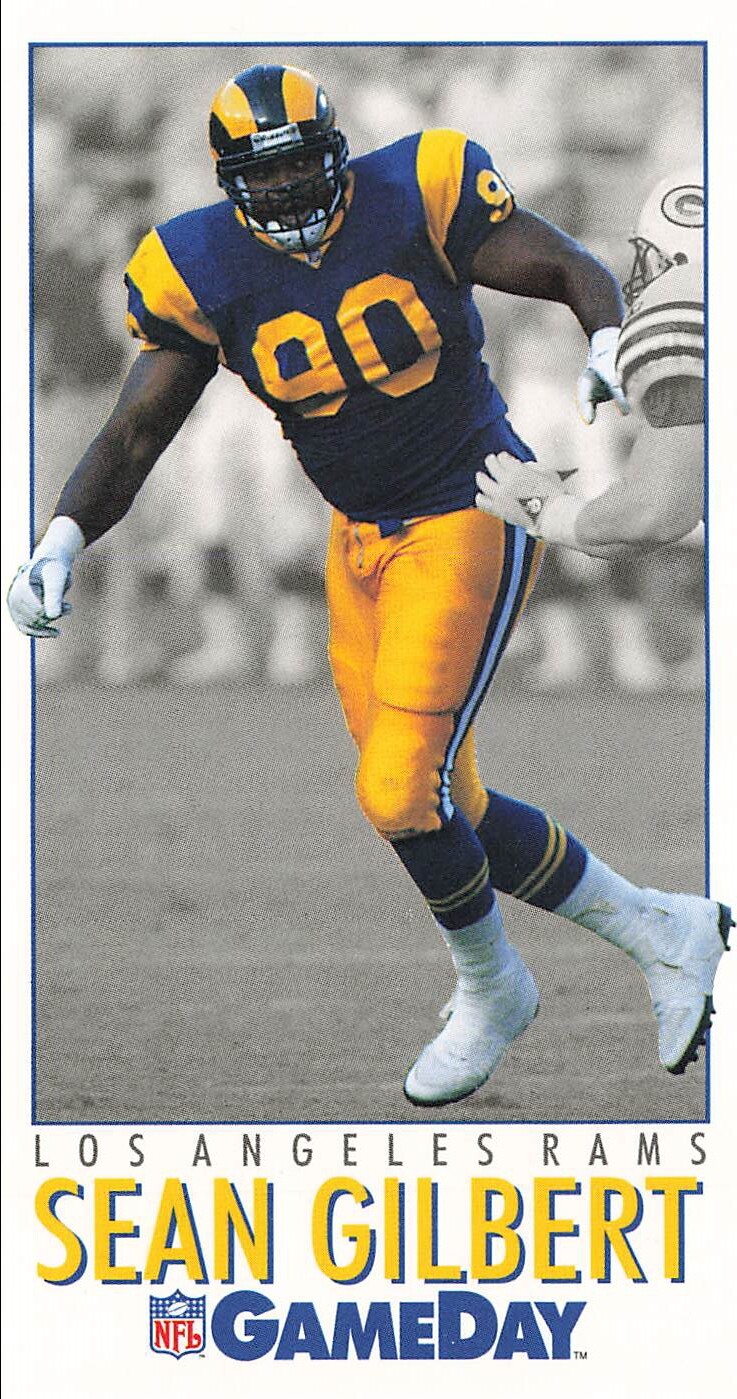 1992 GameDay #243 Sean Gilbert Los Angeles Rams