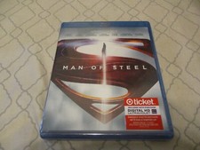 NEW SEALED SUPERMAN MAN OF STEEL BLU RAY
