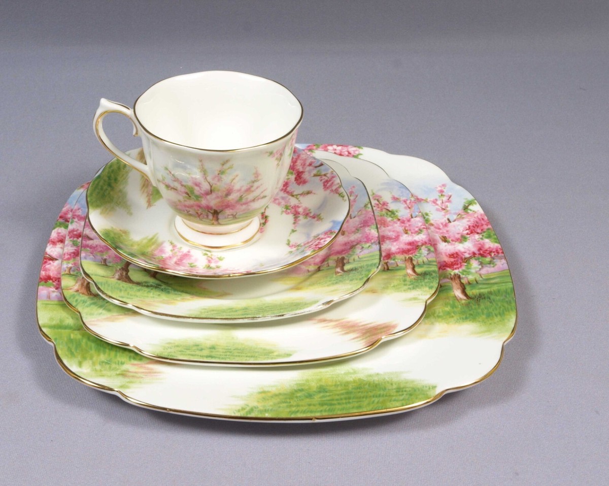 Royal Albert Blossom Time PLACE SETTING Dinner Salad Bread Plate