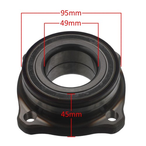 2x Rear Wheel Bearing Kit For BMW 5 6 7 Series Plus M5 Apec AWB1356 33406850156 - Picture 2 of 6
