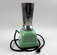 Vintage John Oster Model 210 Blender Mixer Jadeite Green Porcelain RARE WORKS