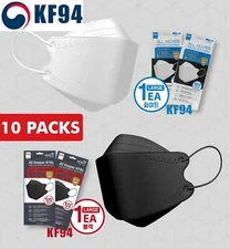 10PCS All Keeper KF94 Korean Face Mask Made in Korea Medical Respirators Covers