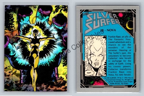 Nova #18 Marvel 1992 Comic Images Silver Surfer card