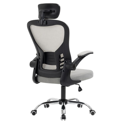 Mesh Back Home Office Chair with Armrest Swivel 5 Casters Computer Desk Chair - Picture 180 of 231