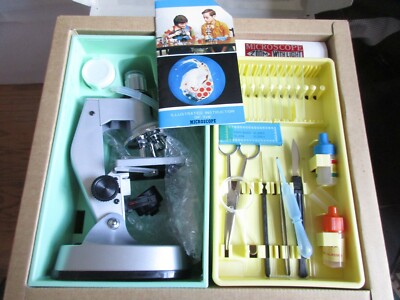 Vintage Elite Microscope Learning Set Zoom With Light Unbranded A Hobby Today 