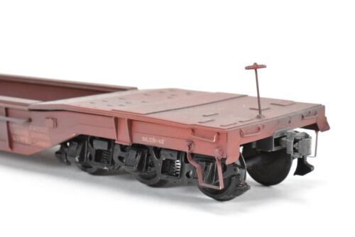 O Scale Quality Craft C&O Chesapeake & Ohio 61' Well Hole Flat Car Custom Built - Picture 12 of 18