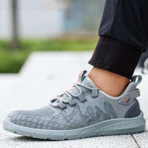 Scarpe Antinfortunistiche Uomo Traspiranti Leggere Con Tappo Acciaio Scarpe da Lavoro-Sneaker - Foto 12 di 18