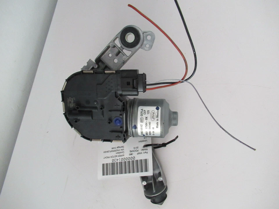 Ford Focus 2015 limpiaparabrisas delantero conjunto de motor P/N BM51-17504-BK fabricante original Foto 4 de 4