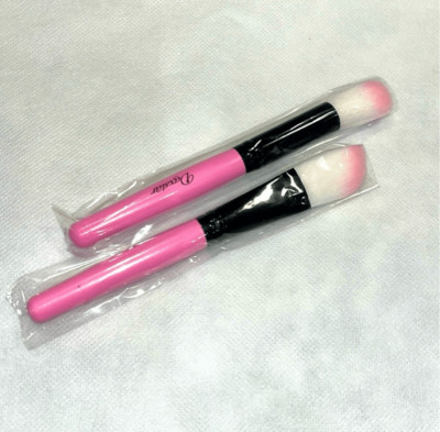 Daxstar Makeup Brushes Set of 2 Pink Black NEW