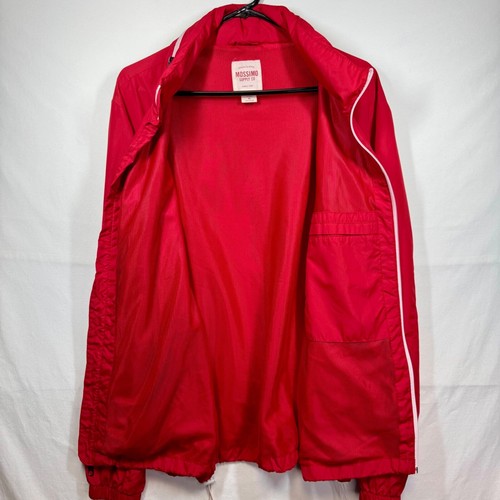 Mossimo Supply Co. Windbreaker Jacket Lightweight Full Zip Red Sz XL - Picture 8 of 10