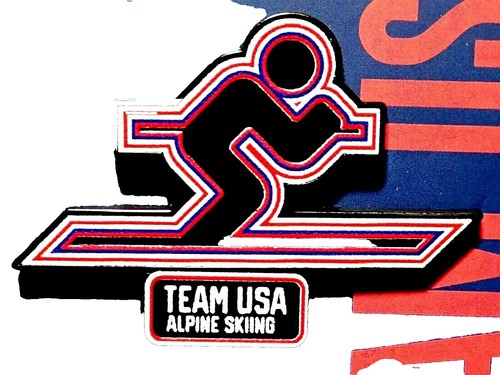 Insigne Vintage équipe USA De Ski FIS 1962 - Collection États-Unis