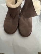 Koolaburra by Ugg Boots Womens 6 Tan Suede Tassel Ankle Booties