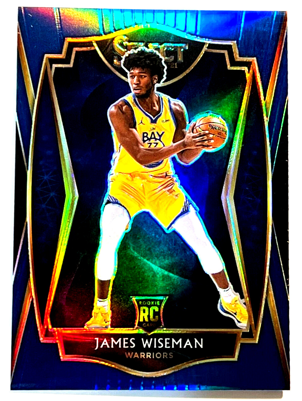 2020-21 Panini Select Premier Level #184 James Wiseman RC Rookie Silver Prizm