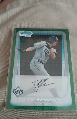 2011 1st Bowman Chrome Ty Morrison Rays green X Factor SP# BCP 140