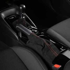 DC Sports Alcantara E-Brake Handbrake Cover - Black & Red for Toyota GR Corolla