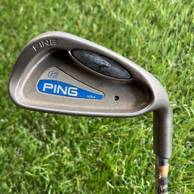Ping G2 Black Dot 6 iron Single Stock Stiff Steel Shaft 37.5'' Right Handed