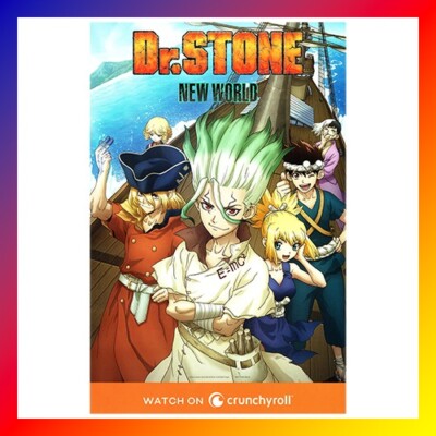 DR. STONE New World POSTER Anime Expo 2023 AX Senkuu KOHAKU Chrome RYUUSUI New