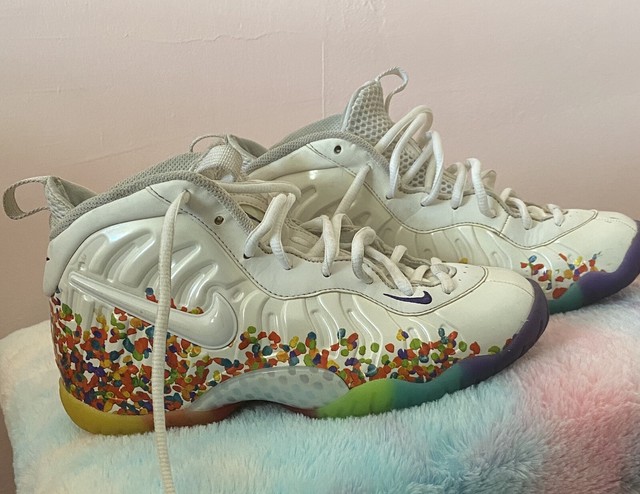Nike Fruity Pebble Foamposite 4.5 Youth | eBay