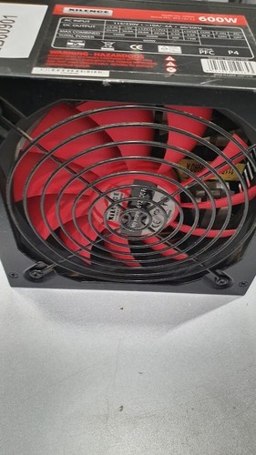 Xilence XP600 600W Power Supply Black Used Working Without Power Cord - 第 3/7 張圖片
