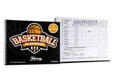 Murray Sporting Goods Basketball Scorebook - 35 Games Score Book Side by Side 
