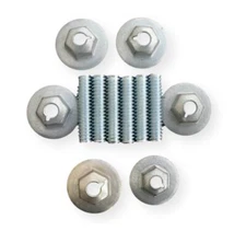 56 Chevy Hood Bar Mounting Stud & Nut Set 1956 Chevrolet New