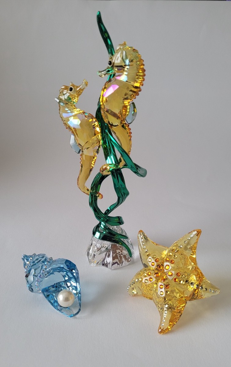 SWAROVSKI✨️ 熱帯魚 エンジェルフィッシュ ブローチ 2点セット SWAROVSKI✨️ 熱帯魚 エンジェルフィッシュ ブローチ 2点セット