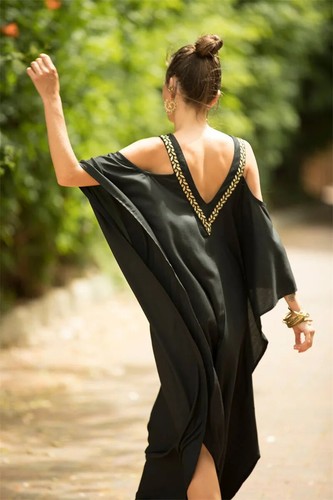Dresses Swimsuit Cover Up Dress Beach Wear Beach Outifits Summer Vacation - Picture 14 of 30