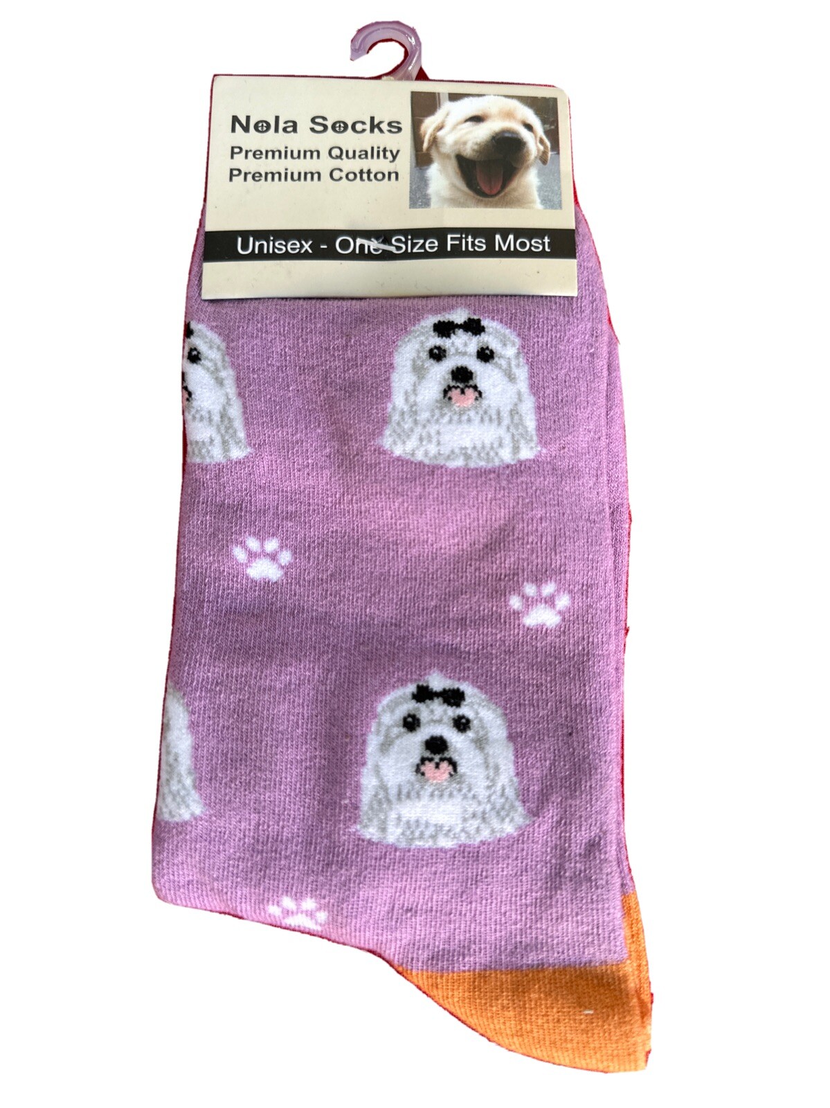 socks MALTESES  dog print . Buy 1 Get 1 Free-image