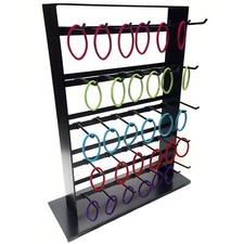 Jewelry Necklace Display Stand   Multi-Tier Bracelet  Hair Tie Organizer, Black