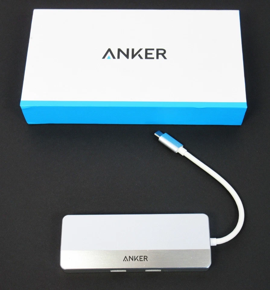 Anker Premium USB-C Mini Dock SD Card Ethernet HDMI USB-C Input Port Model A8361 - Image 2 of 4