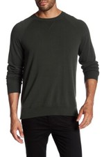M418 NWT VINCE COTTON RAGLAN MEN CREWNECK SWEATER SIZE M 245